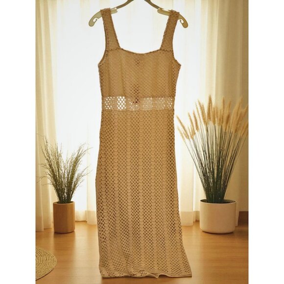 Lucy Paris Mia Crochet Maxi Dress | NWT | Size Small - Picture 1 of 10